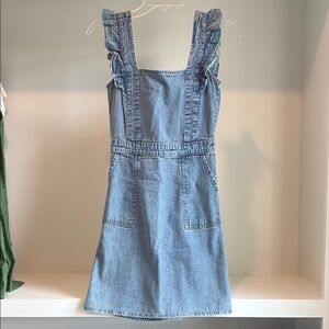 Ruffled Denim Dress